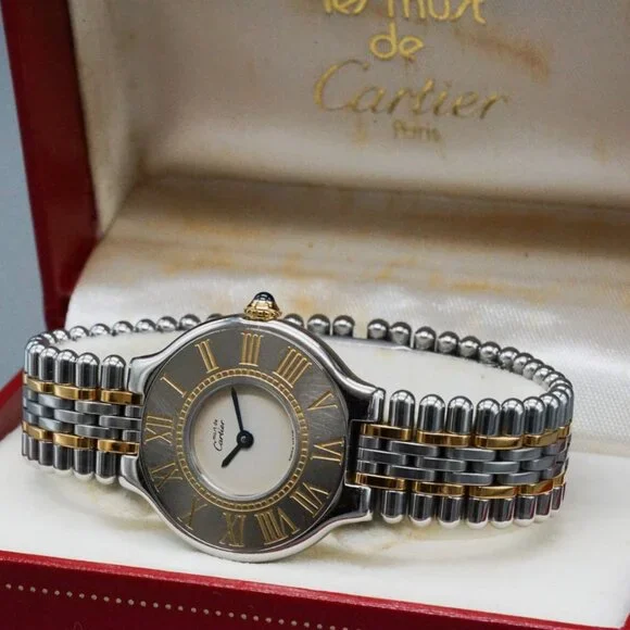 Cartier | Accessories | Cartier Mint Womens Two Tone Gold 